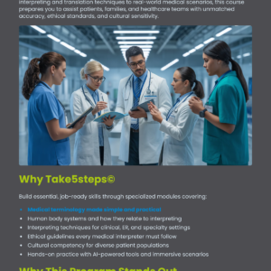60-Hour Online Medical Interpreting & Translation Professional Training Program©
