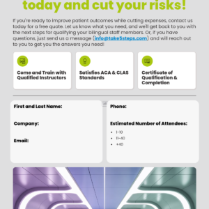 Qualify Your Bilingual Staff today and cut your risks!