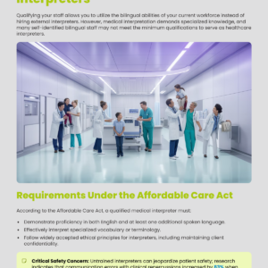 Qualifying Your Staff as Medical Interpreters