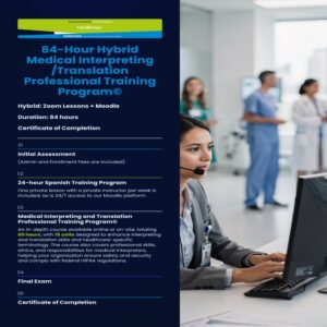 84-Hour Hybrid Medical Interpreting /Translation Professional Training Program©